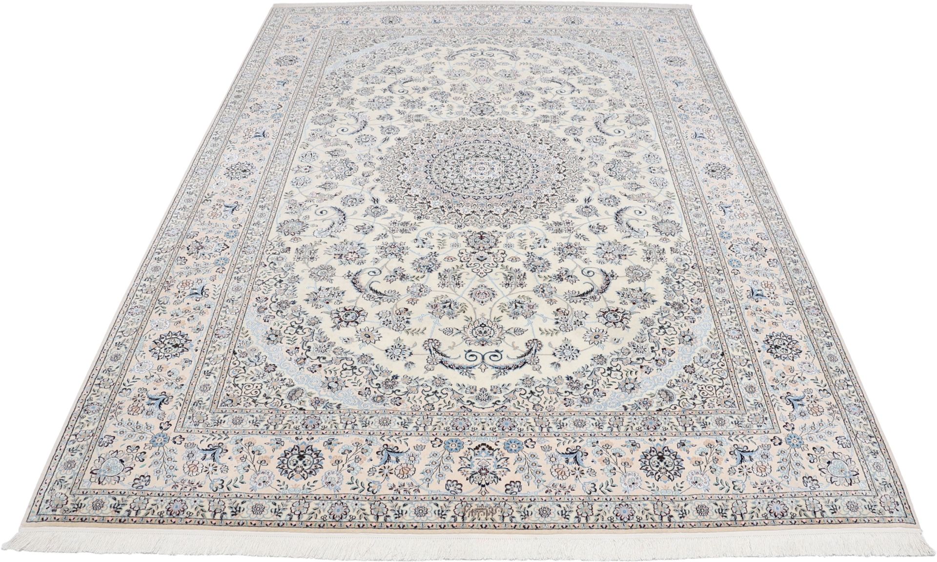 perserteppich-nain-210-x-300-cm-schurwolle-und-seide-handgeknupft-2 Nain Perserteppich aus Iran, 210 × 300 cm