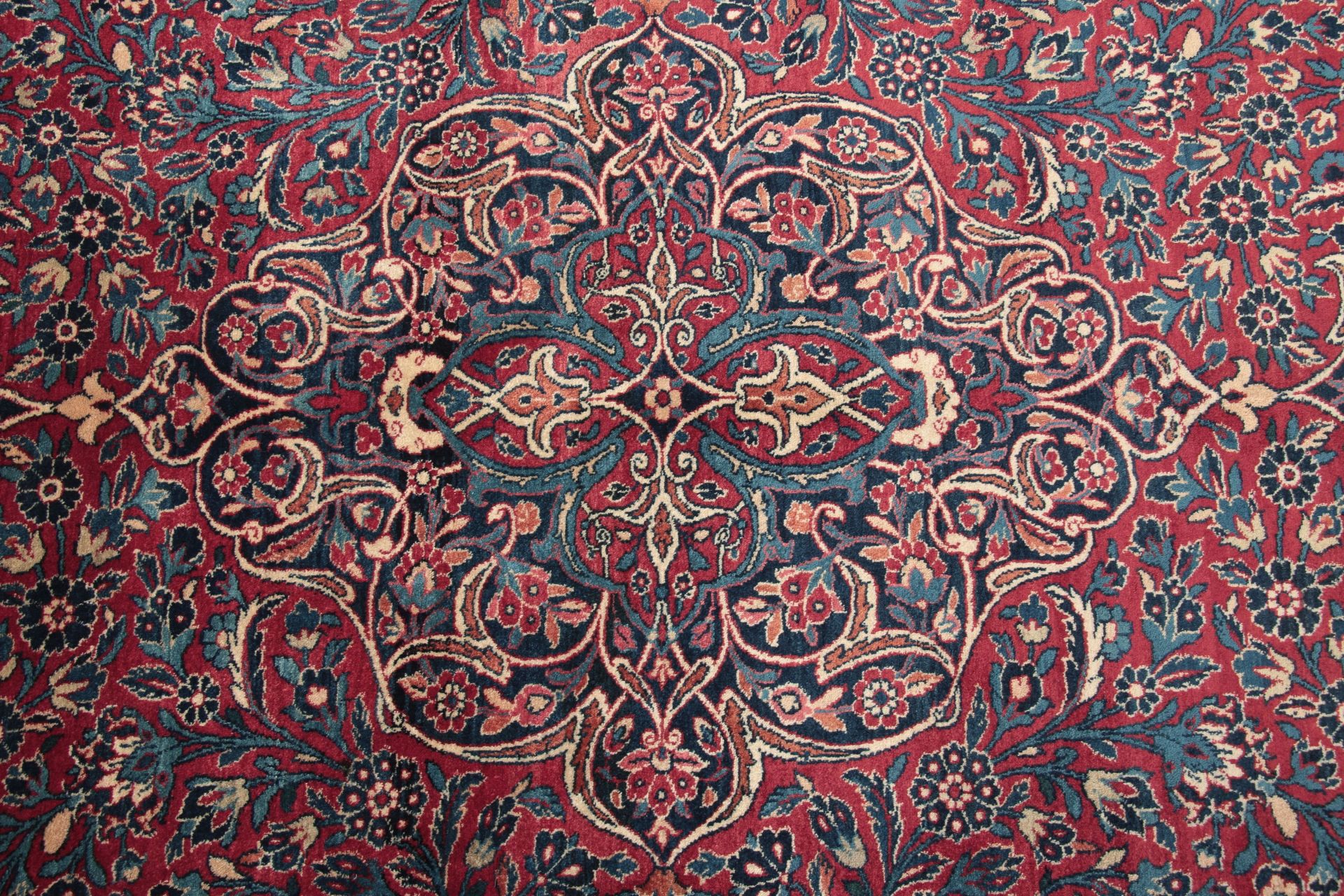 Handgeknüpfter Sarough Perserteppich, 302 × 345 cm, Wolle