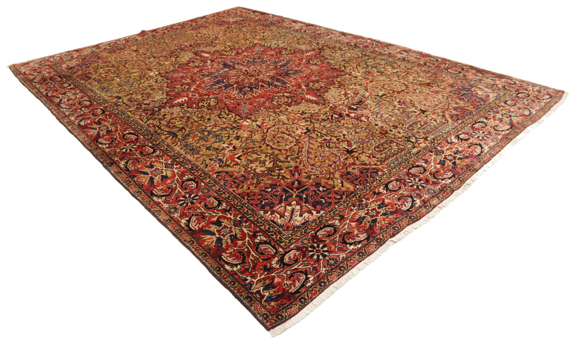 Heriz Perserteppich 323 × 448 cm aus Wolle, handgeknüpft