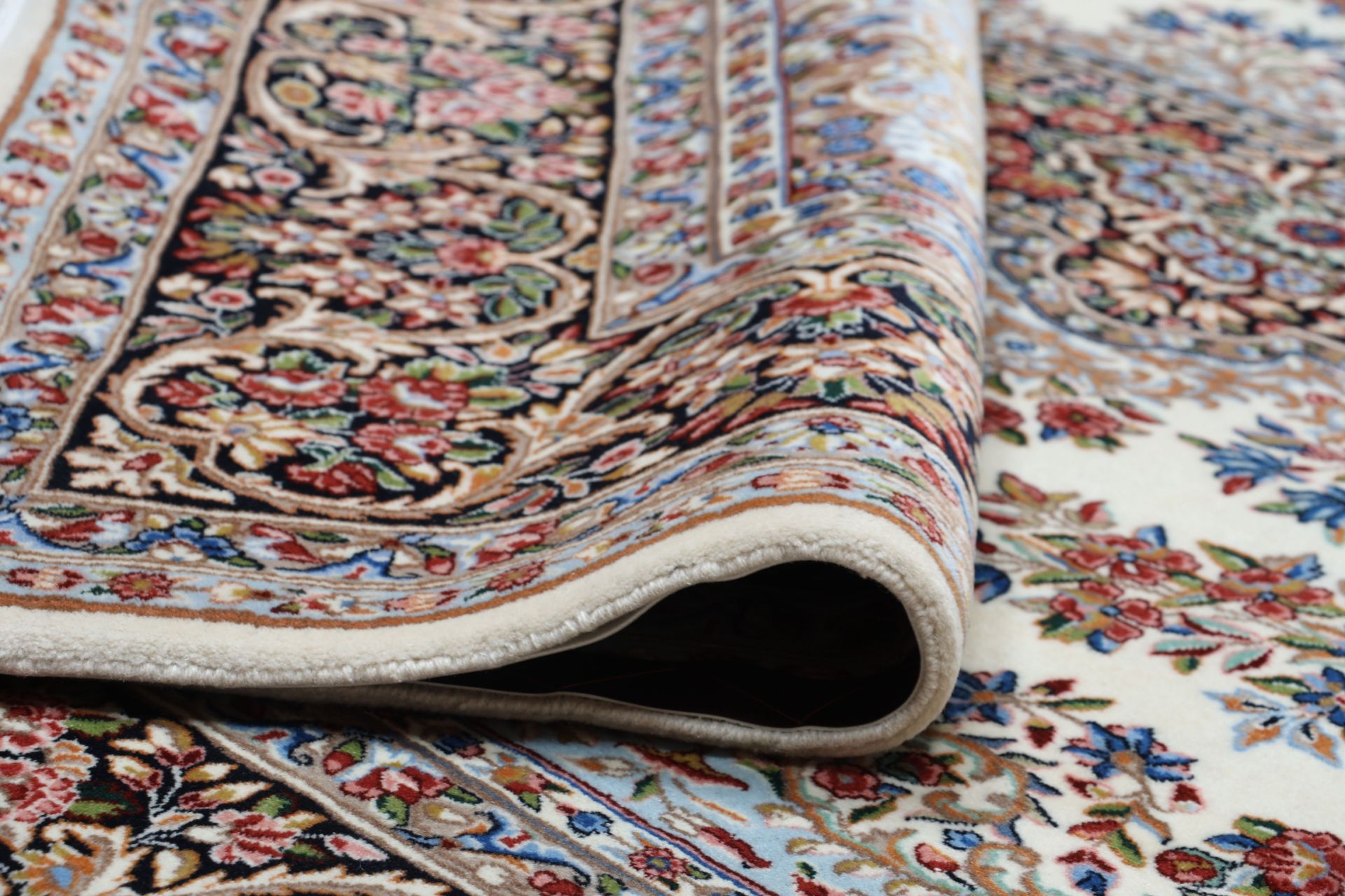 perserteppich-kirman-208-x-320-cm-schurwolle-handgeknupft-9 Handgeknüpfter Kerman Perserteppich 208 × 320 cm