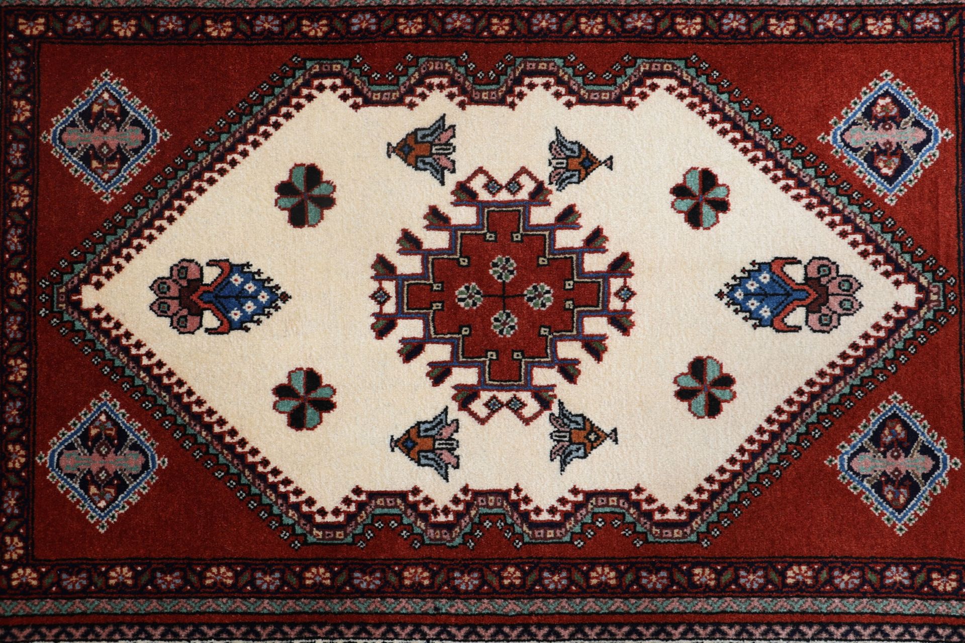 Handgeknüpfter Qashqai Perserteppich 252 × 344 cm