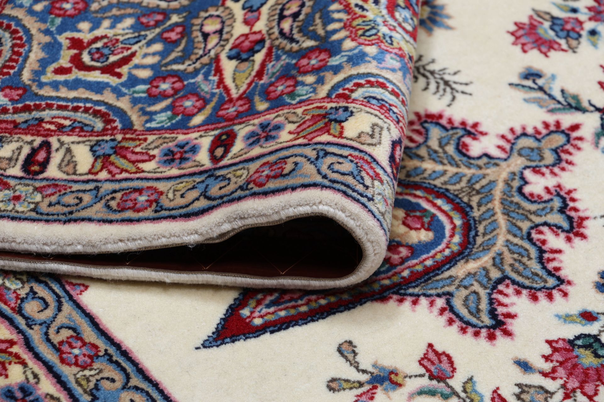 perserteppich-kirman-246-x-335-cm-schurwolle-handgeknupft-9 Handgeknüpfter Kerman Perserteppich 246 × 335 cm