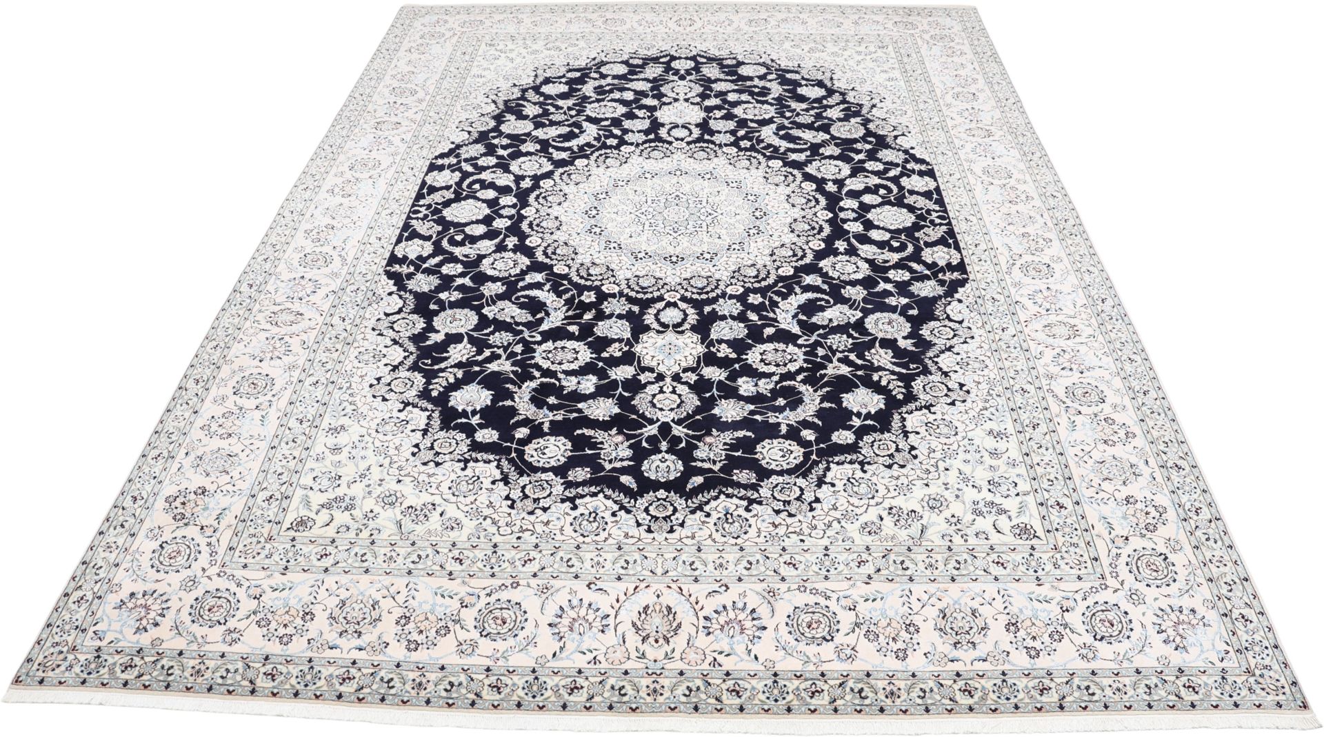 perserteppich-nain-251-x-357-cm-schurwolle-seide-handgeknupft-1 Handgeknüpfter Nain Perserteppich, 251 × 357 cm, Wolle & Seide