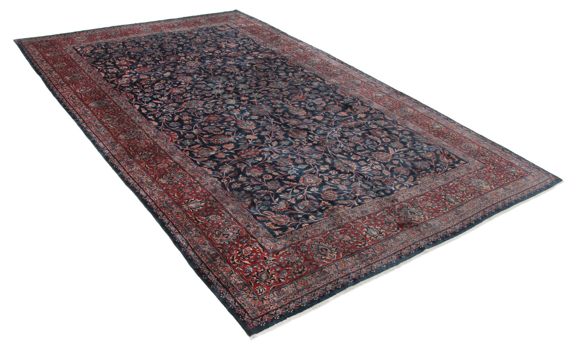 Handgeknüpfter Kashan Perserteppich 293 × 460 cm