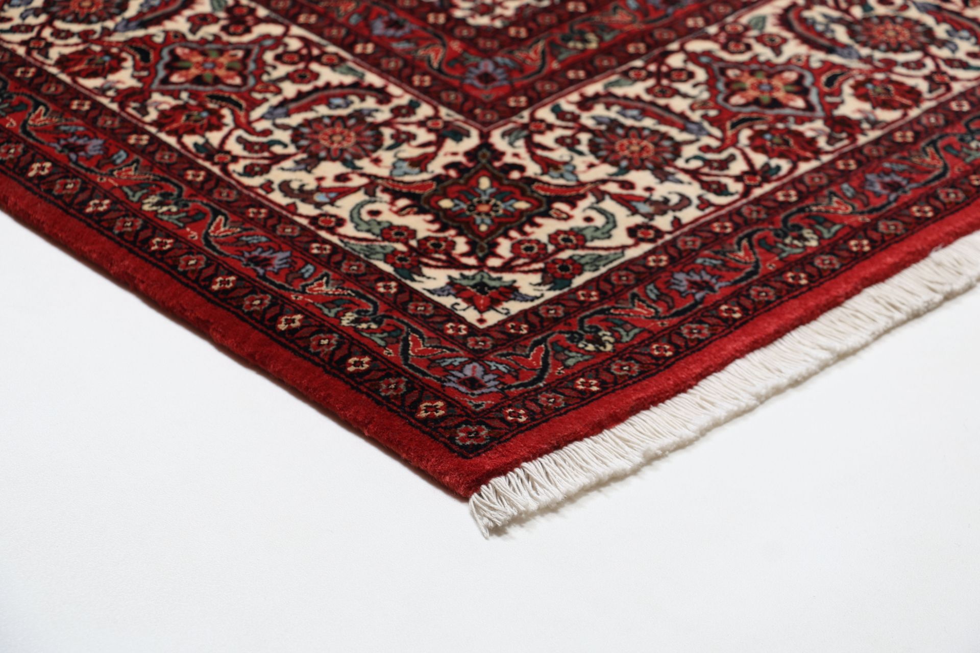 Handgeknüpfter Bijar Perserteppich, 256 × 345 cm, Wolle & Seide