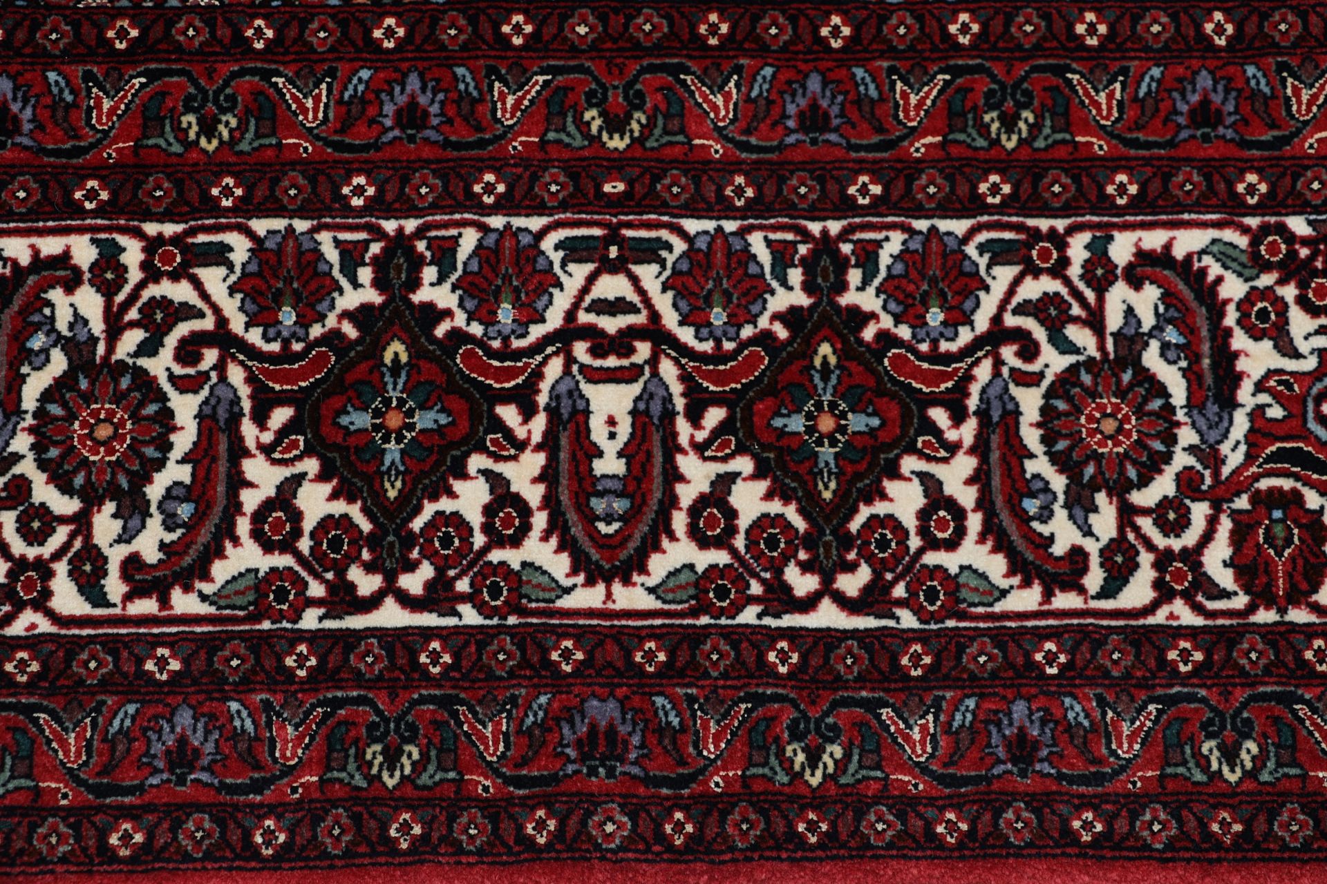 Handgeknüpfter Bijar Perserteppich, 256 × 345 cm, Wolle & Seide