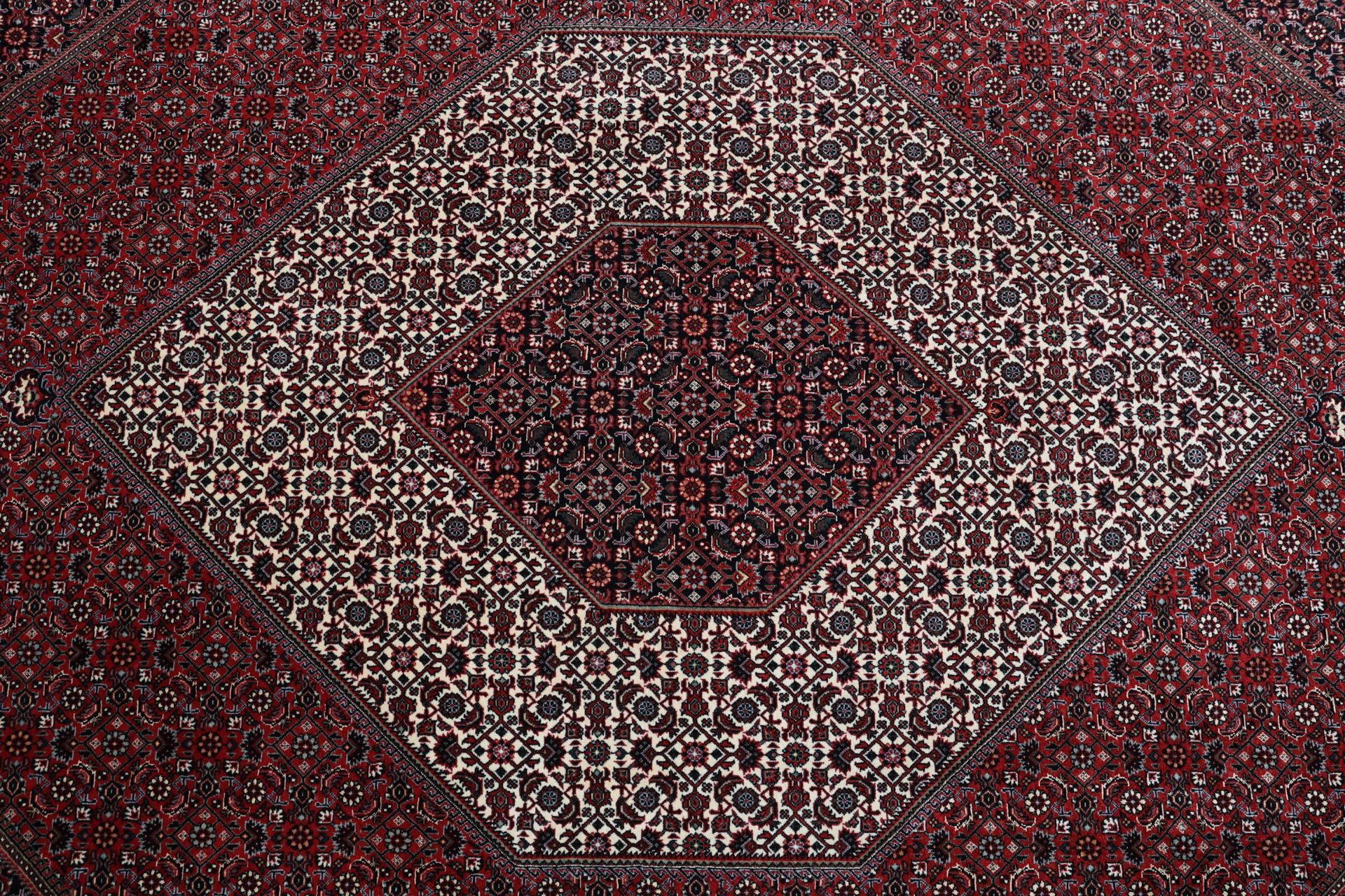 Handgeknüpfter Bijar Perserteppich, 256 × 345 cm, Wolle & Seide