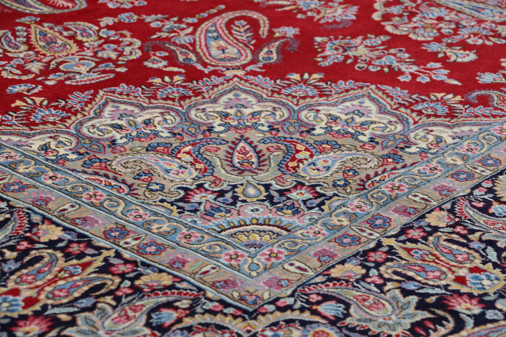 perserteppich-kirman-246-x-331-cm-schurwolle-handgeknupft-4 Kerman Perserteppich 246 × 331 cm aus Wolle, handgeknüpft