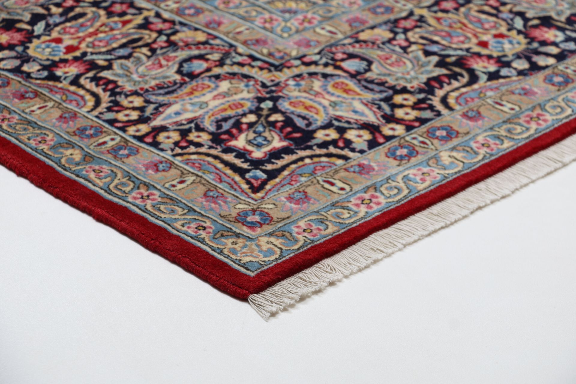 perserteppich-kirman-246-x-331-cm-schurwolle-handgeknupft-5 Kerman Perserteppich 246 × 331 cm aus Wolle, handgeknüpft