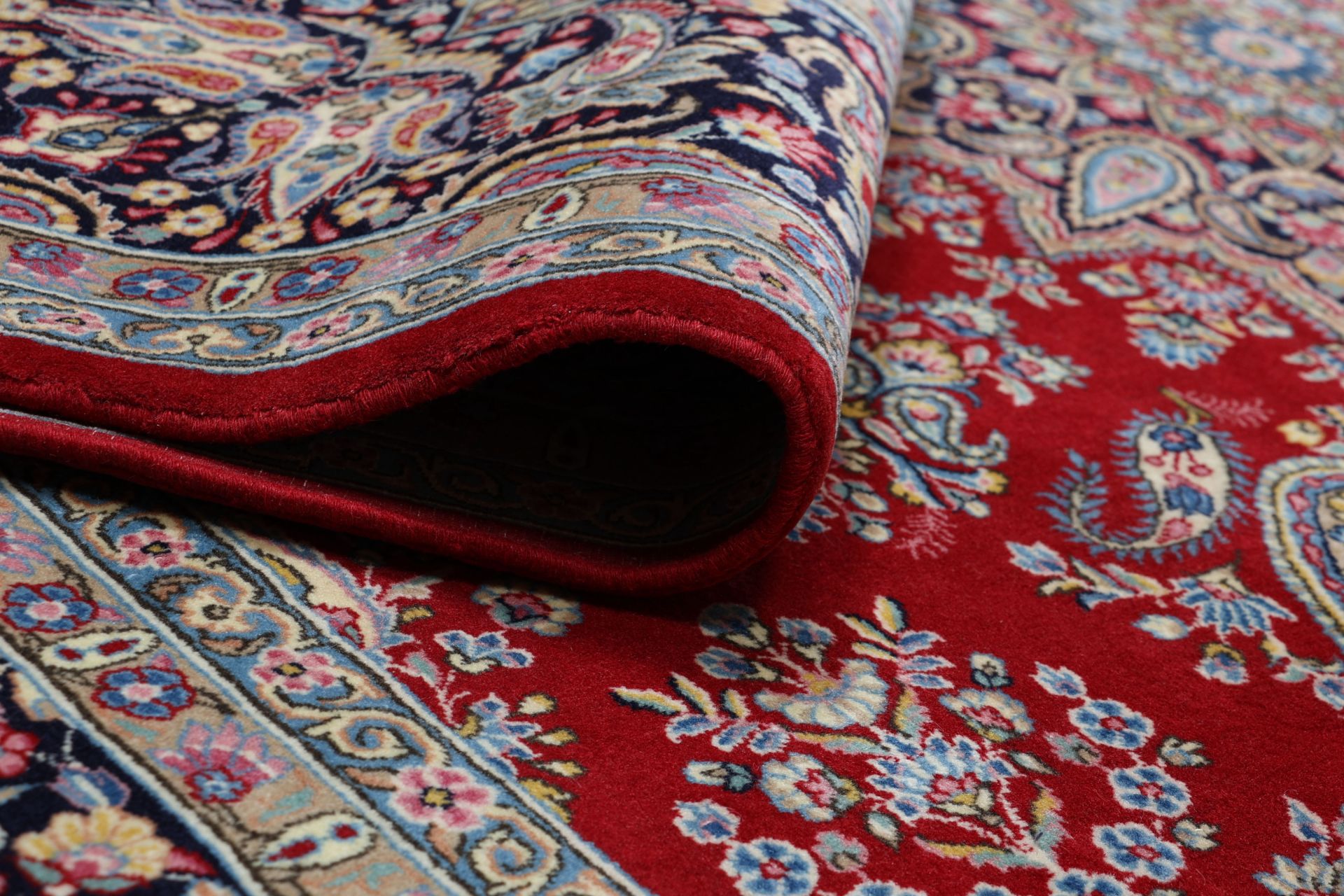 perserteppich-kirman-246-x-331-cm-schurwolle-handgeknupft-9 Kerman Perserteppich 246 × 331 cm aus Wolle, handgeknüpft