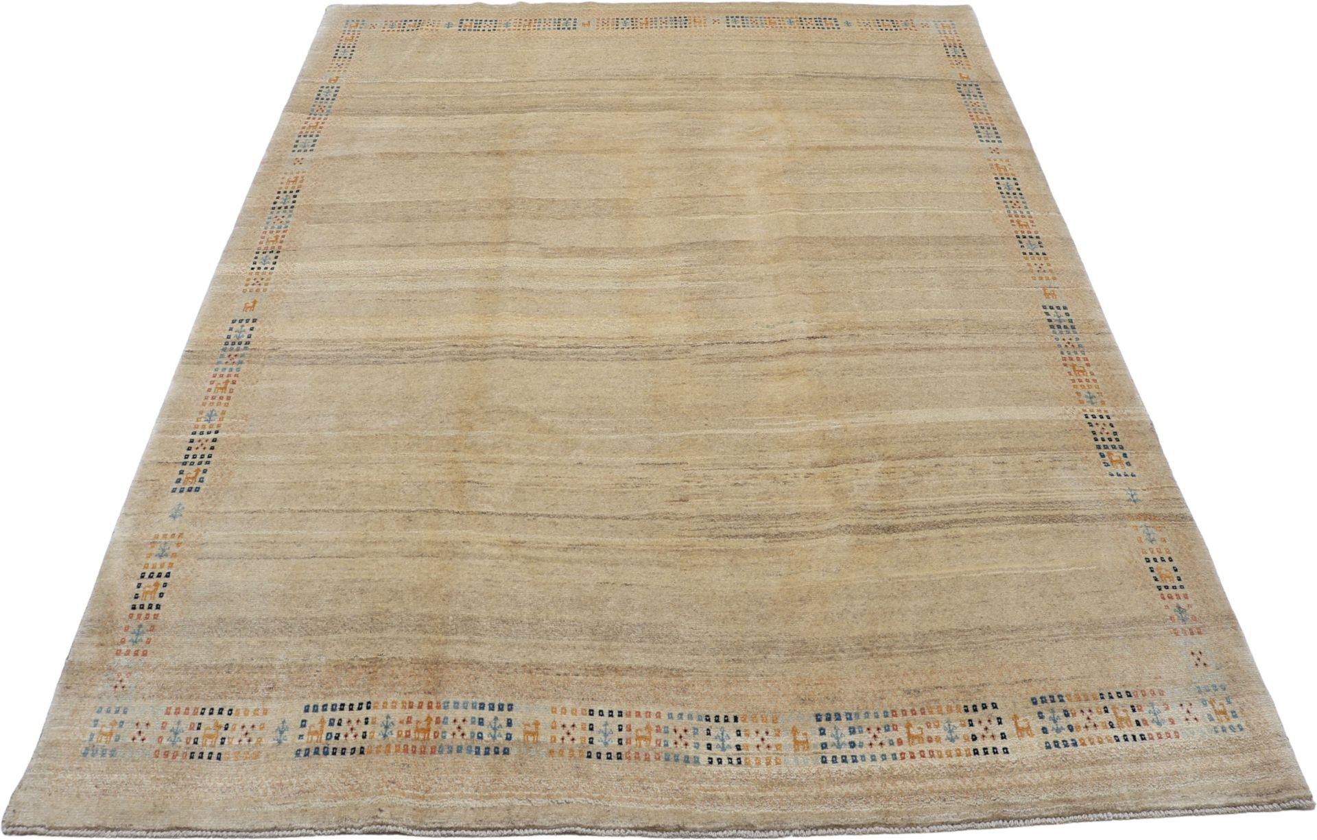 Handgeknüpfter Gabbeh Perserteppich, 205 × 385 cm