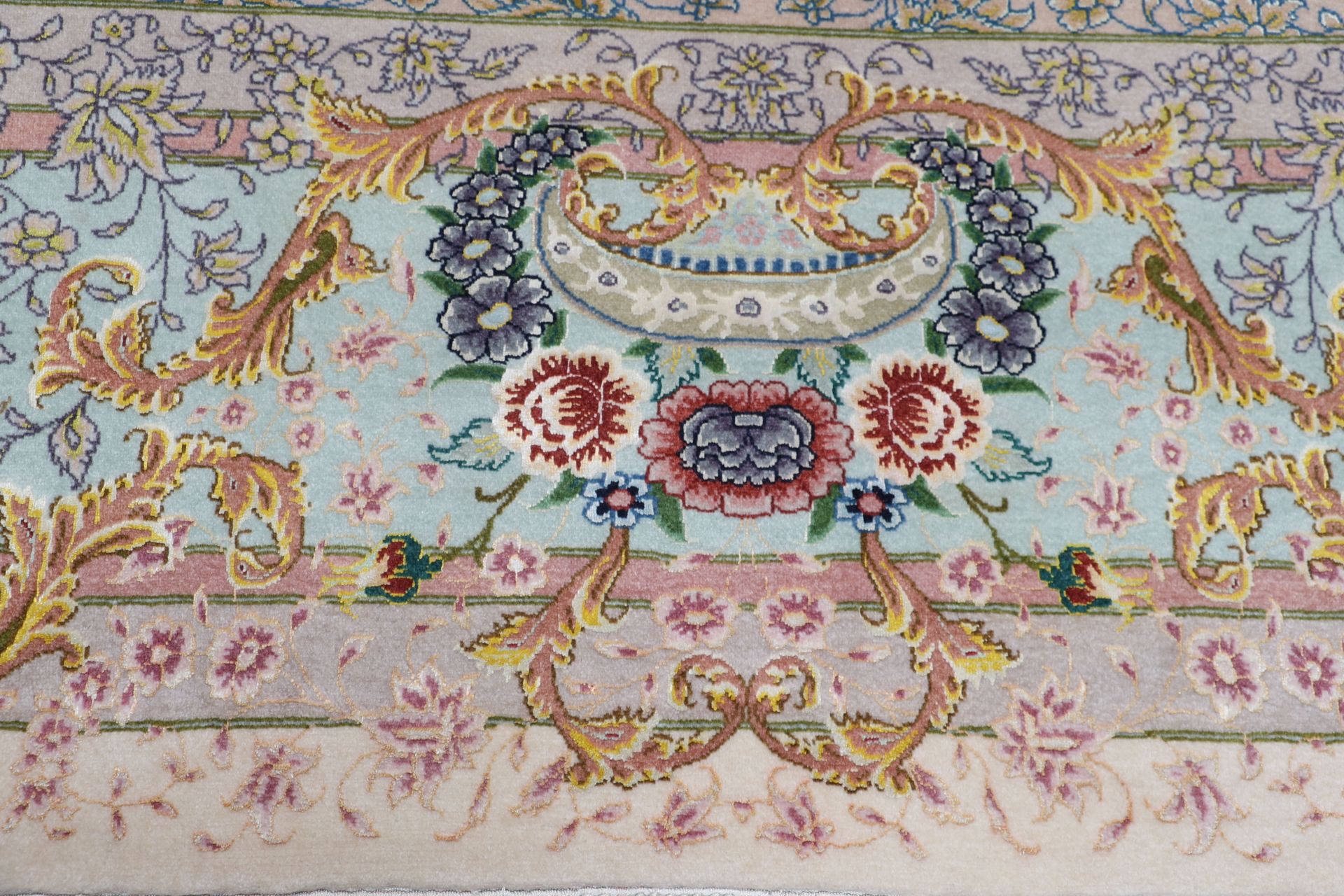 Handgeknüpfter Täbriz Perserteppich 245 × 358 cm