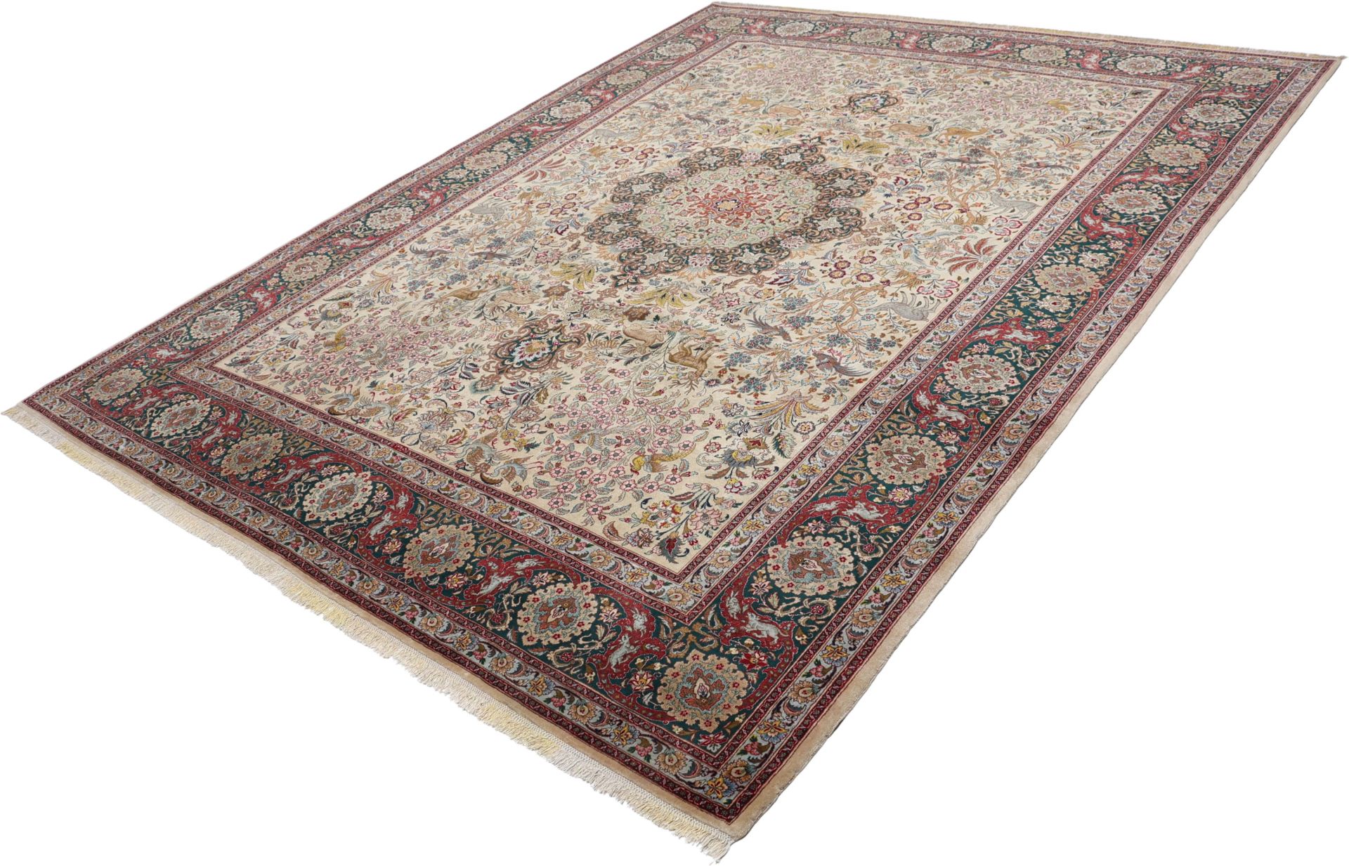 perserteppich-tabriz-258-x-334-cm-schurwolle-seide-handgeknupft-2 Handgeknüpfter Täbriz Perserteppich, 258 × 334 cm, Wolle & Seide