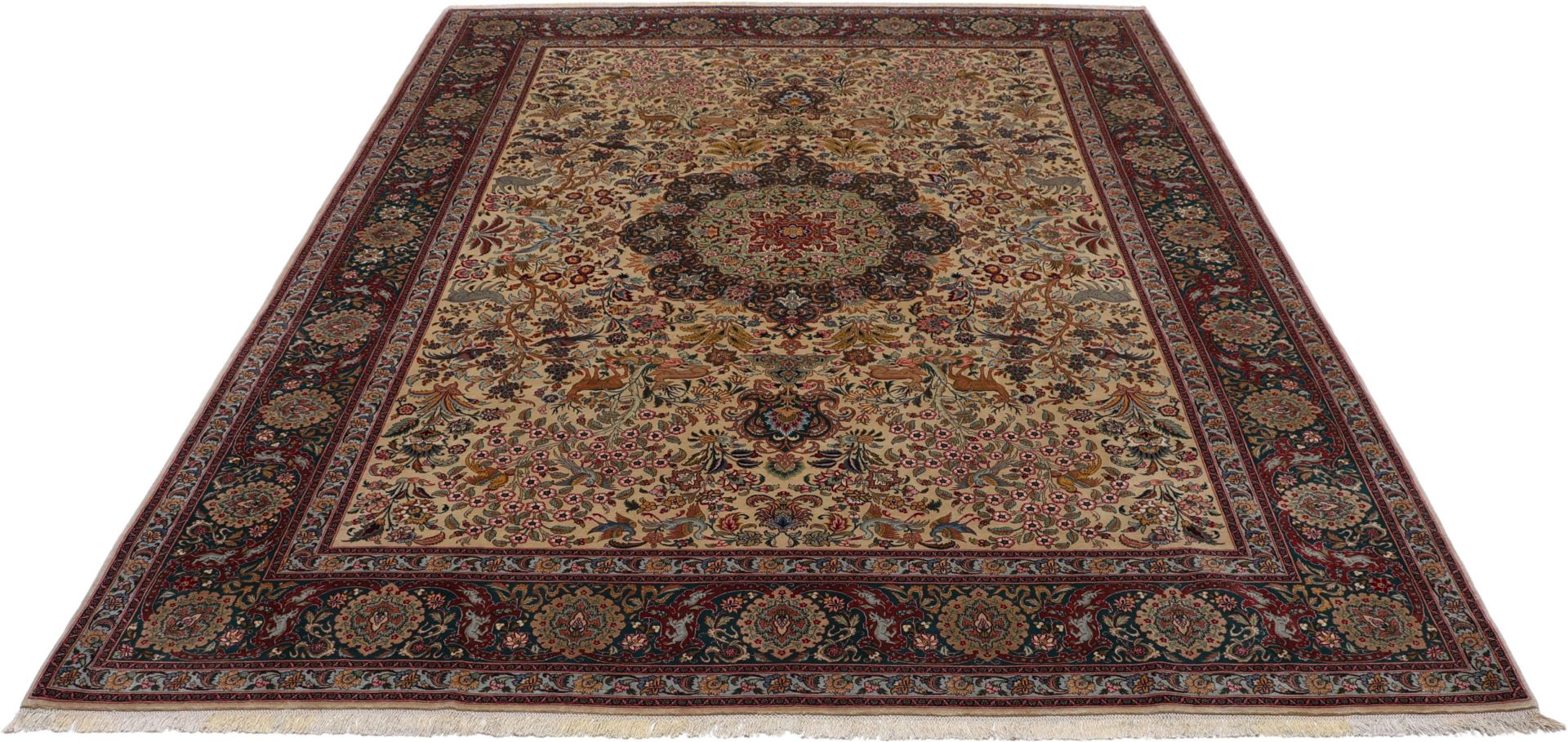 perserteppich-tabriz-258-x-334-cm-schurwolle-seide-handgeknupft-6 Handgeknüpfter Täbriz Perserteppich, 258 × 334 cm, Wolle & Seide
