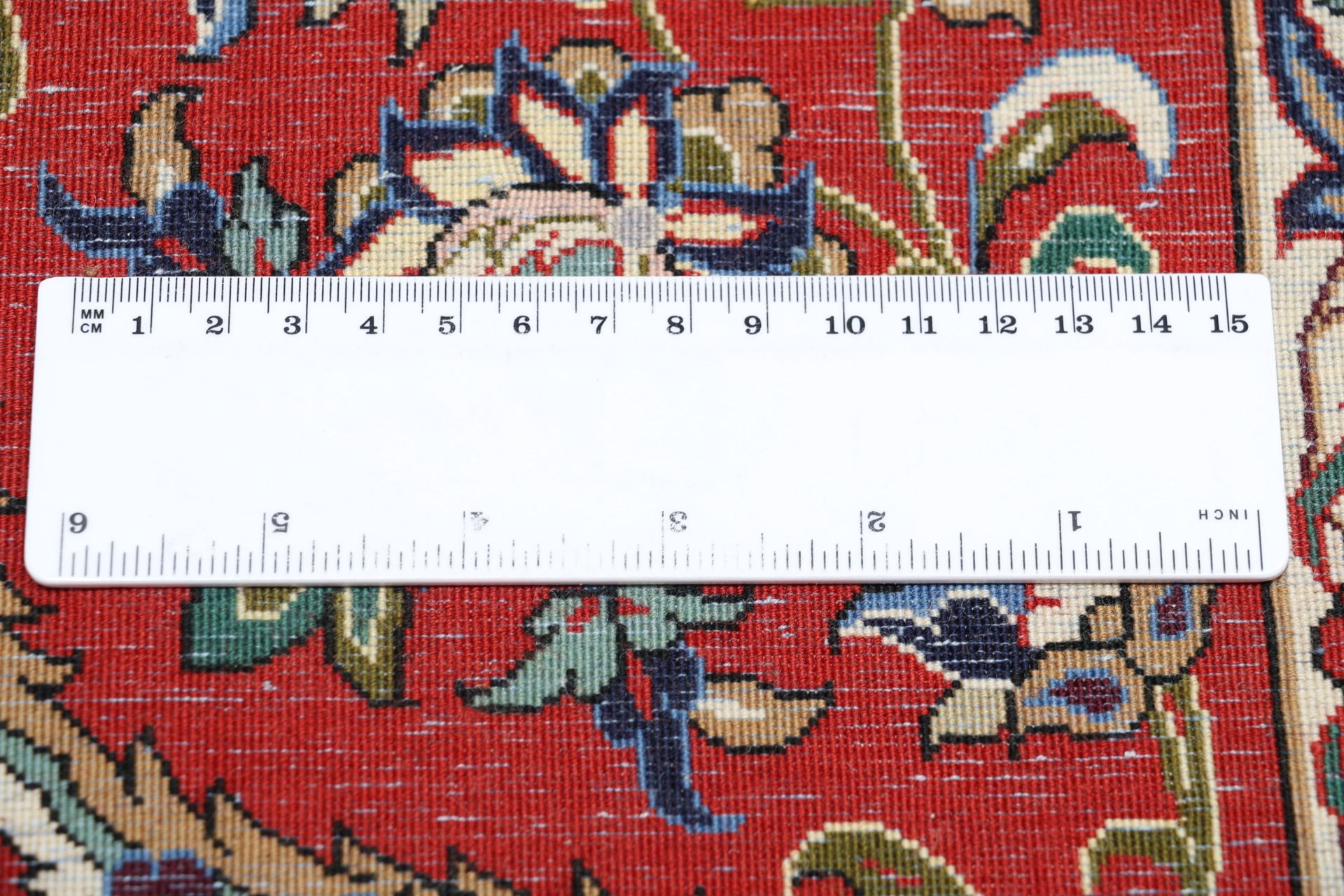 Handgeknüpfter Isfahan Perserteppich, 254 × 360 cm, Wolle