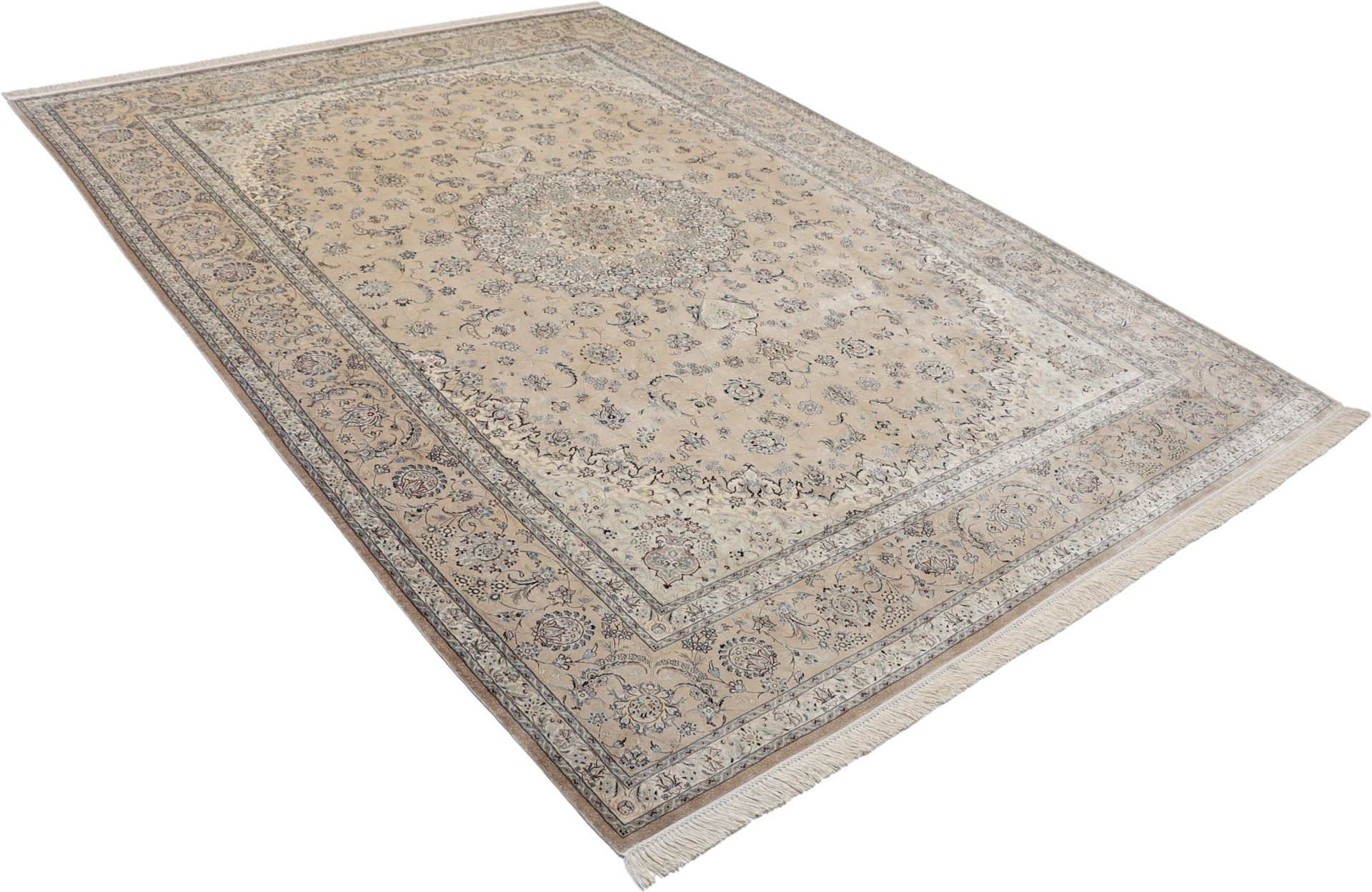 Handgeknüpfter Nain Perserteppich 216 × 312 cm