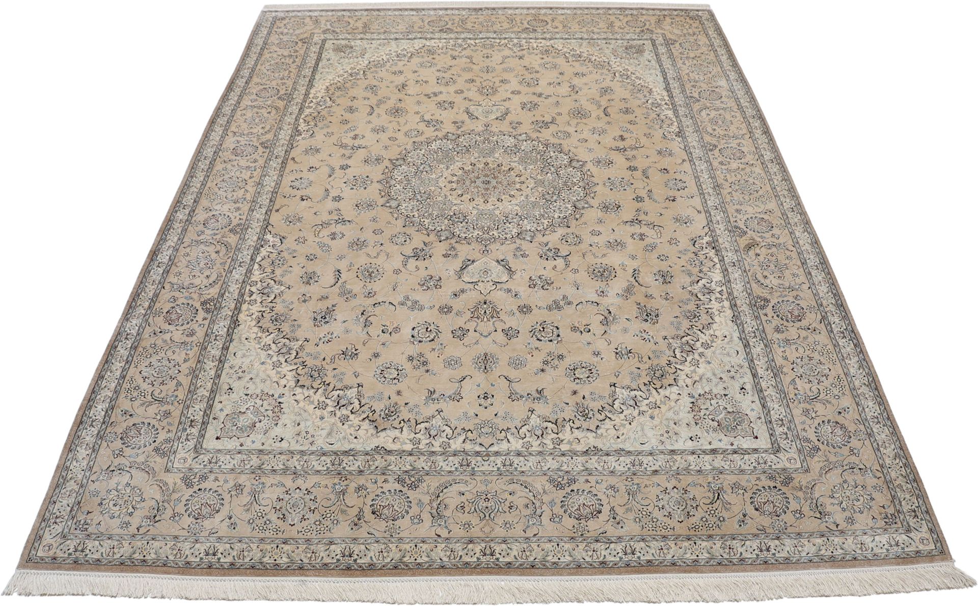 Handgeknüpfter Nain Perserteppich 216 × 312 cm