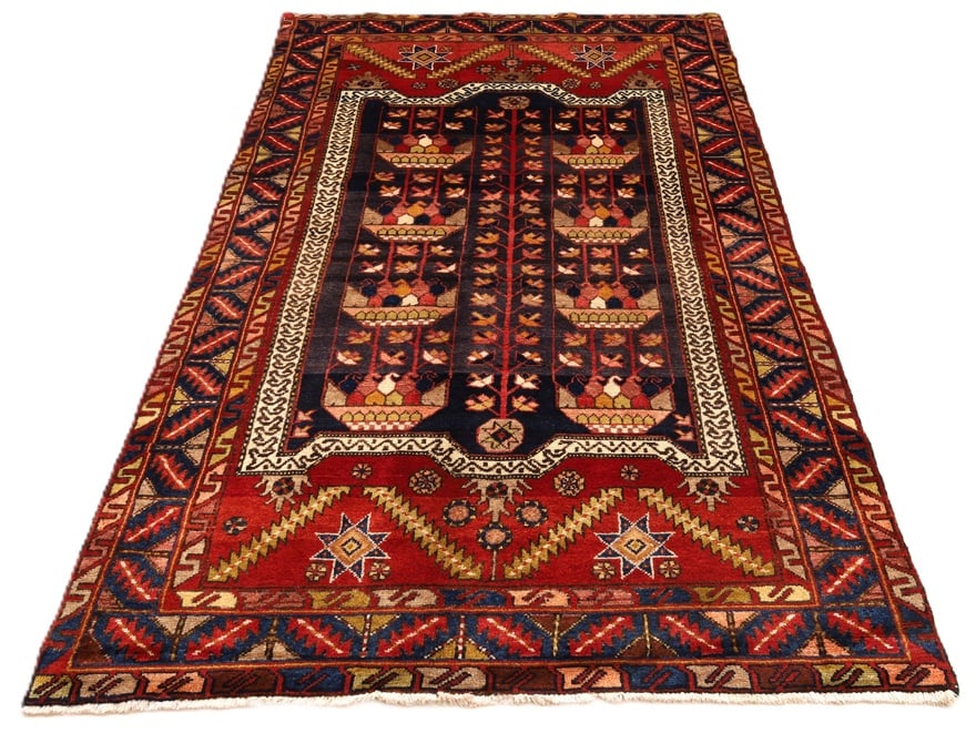 Antiker Perserteppich, 220 × 131 cm, Wolle