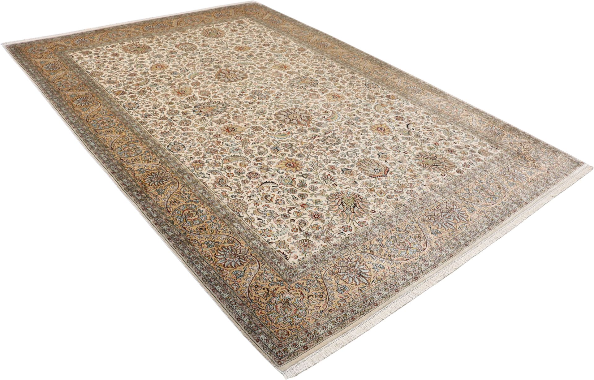 Kashmir Orientteppich aus Indien, 216 × 315 cm