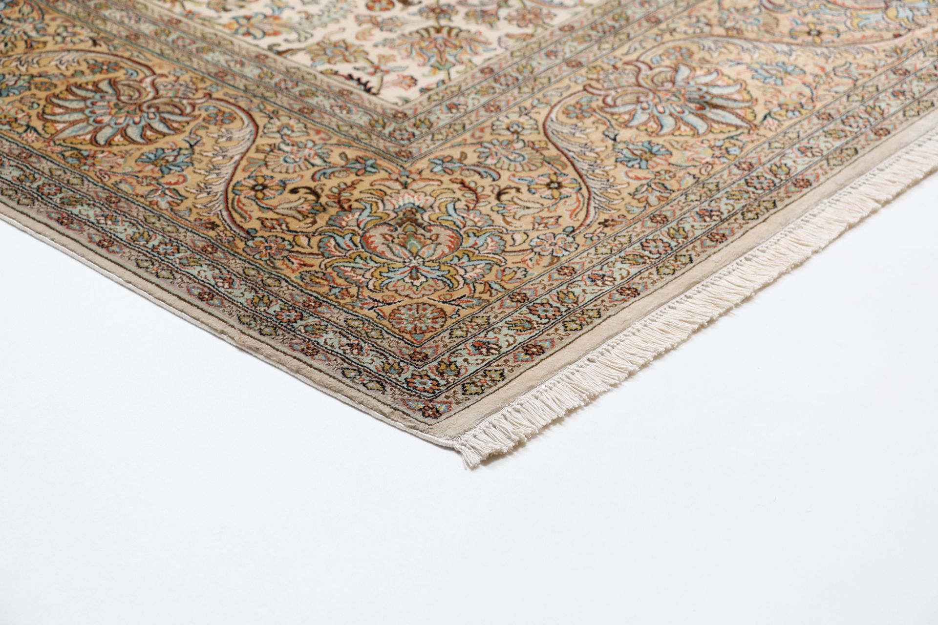 Kashmir Orientteppich aus Indien, 216 × 315 cm