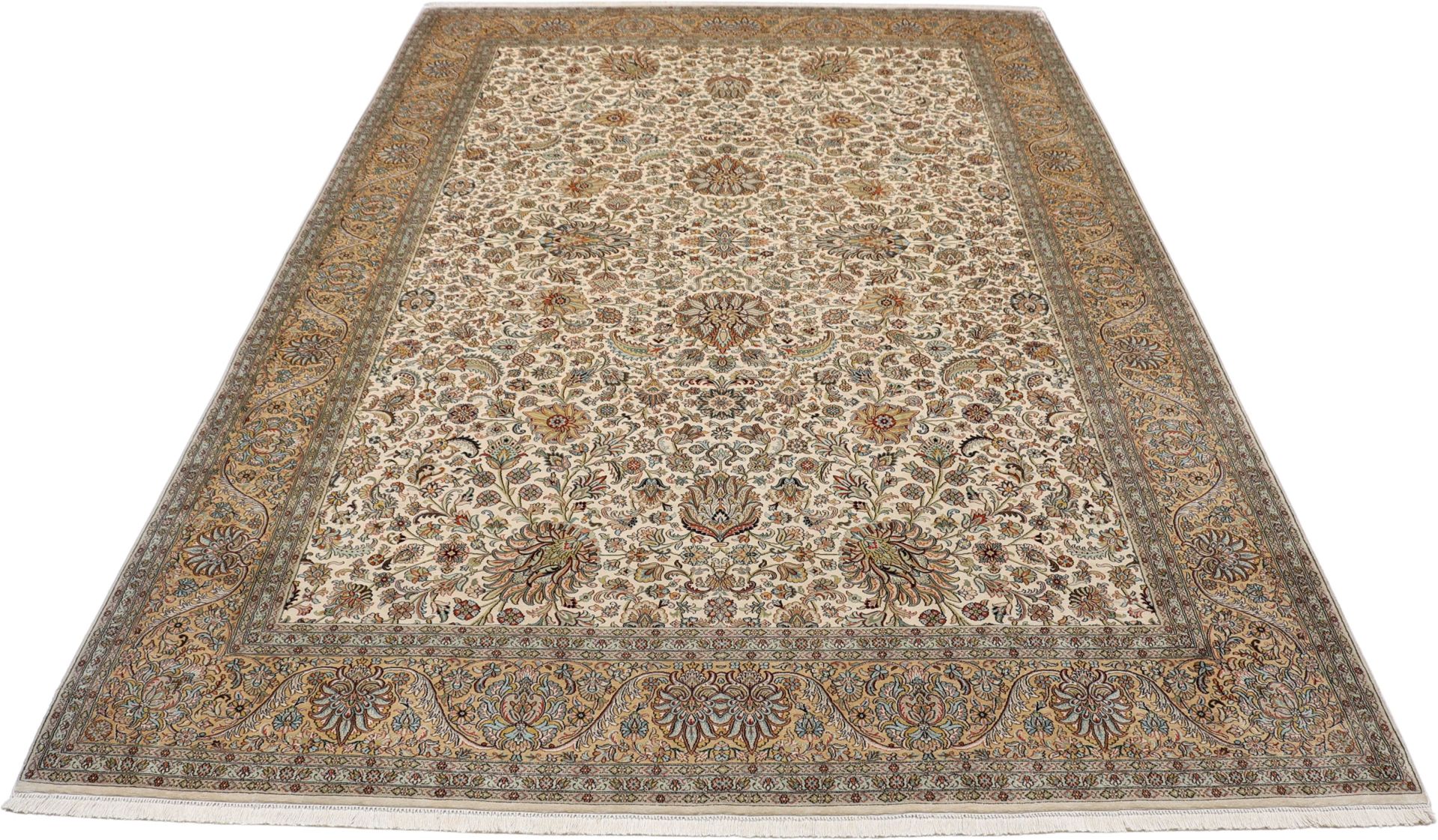Kashmir Orientteppich aus Indien, 216 × 315 cm