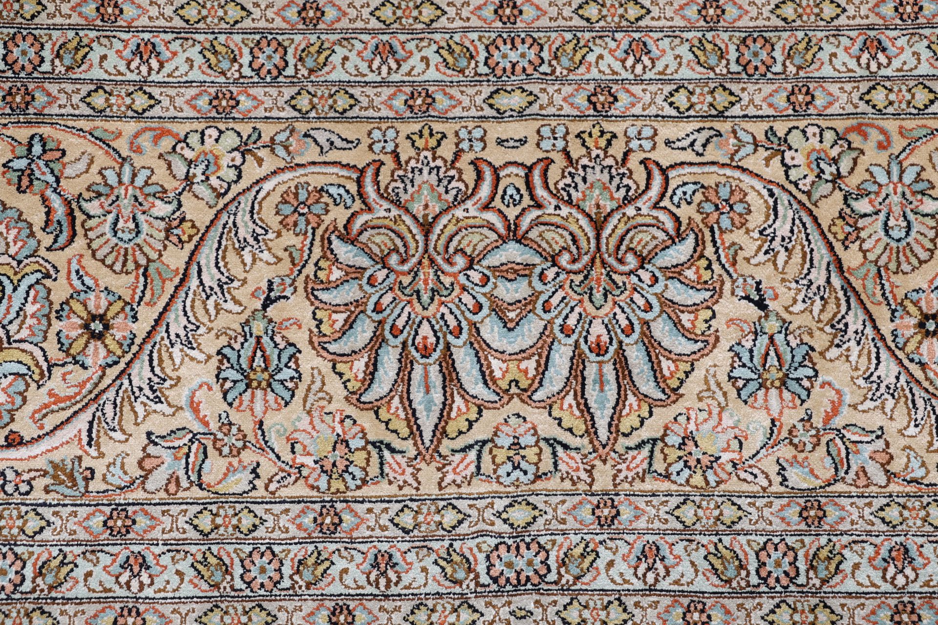 Kashmir Orientteppich aus Indien, 216 × 315 cm