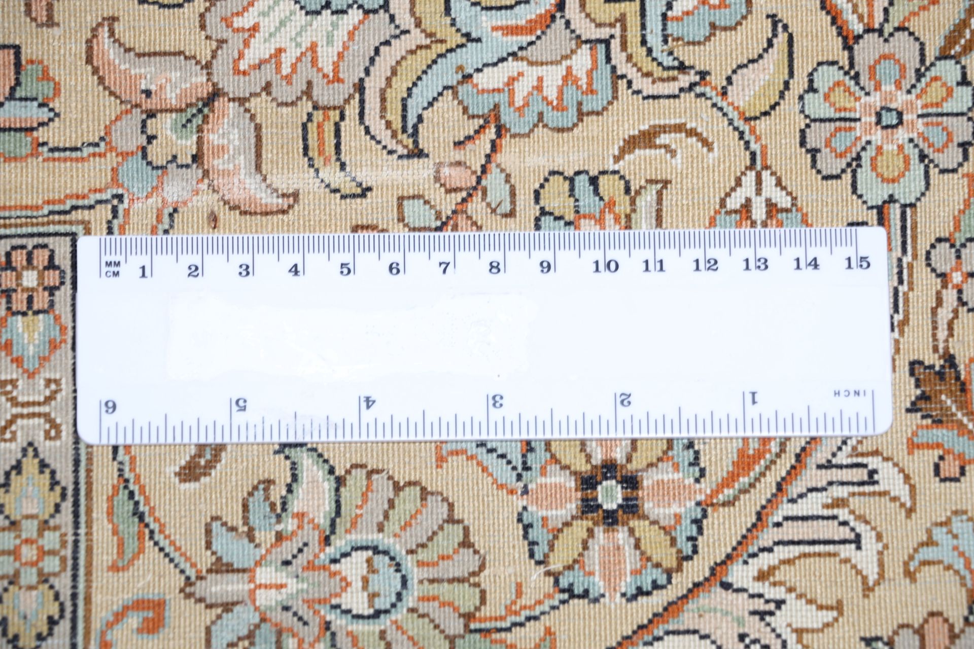 Kashmir Orientteppich aus Indien, 216 × 315 cm