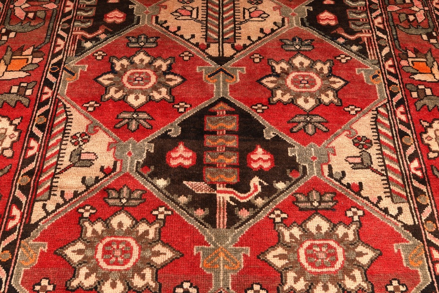 Bakhtiari Perserteppich 200 × 158 cm aus Wolle, handgeknüpft