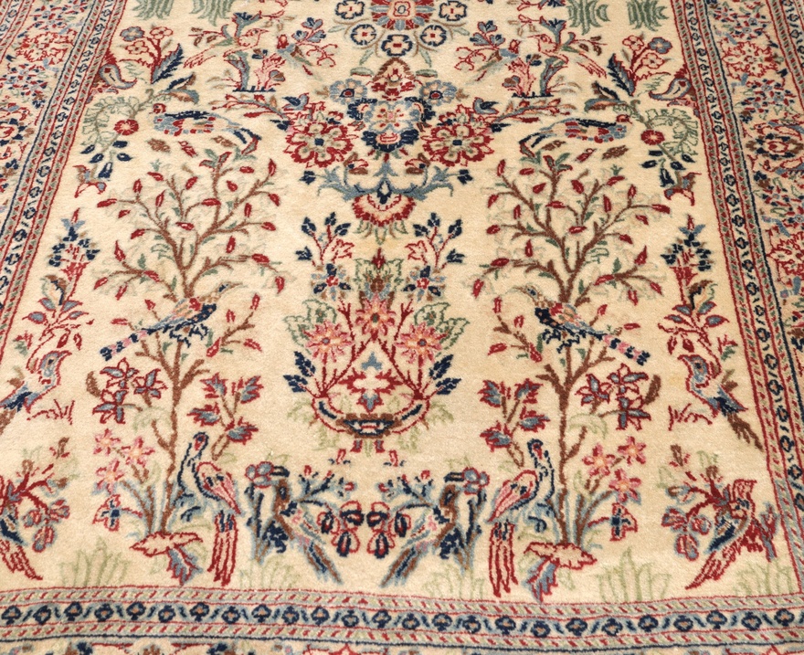 Antiker Nain Perserteppich, 120 × 74 cm, Wolle