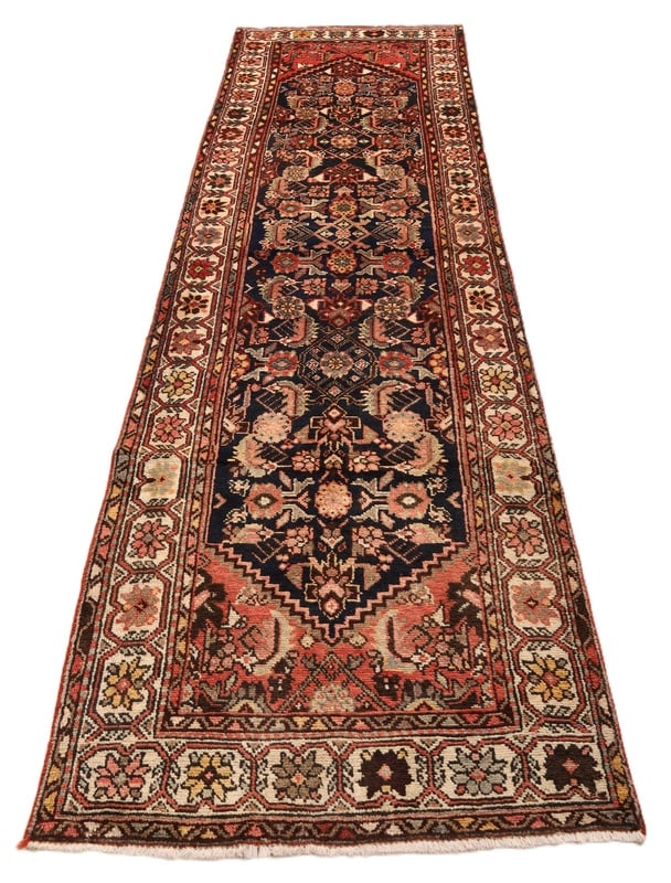 Handgeknüpfter Hamadan Perserteppich 299 × 90 cm