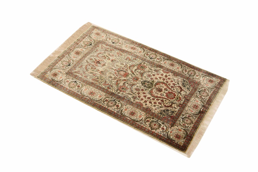 Hereke Orientteppich aus Türkei, 94 × 47 cm