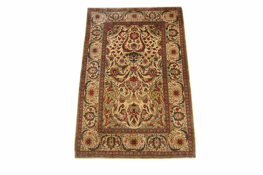 Hereke Orientteppich aus Türkei, 94 × 47 cm