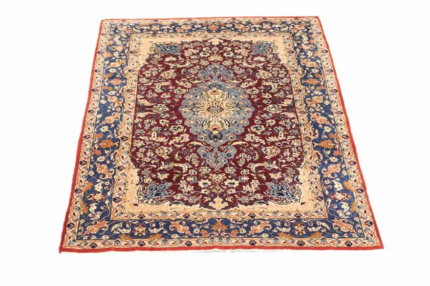 perserteppich-isfahan-171-x-110-cm-wolle-seide-handgeknupft-1 Handgeknüpfter Isfahan Perserteppich, 171 × 110 cm, Wolle & Seide