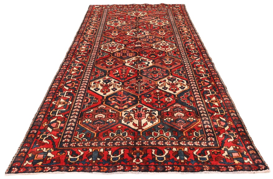Bakhtiari Perserteppich 302 × 160 cm aus Wolle, handgeknüpft