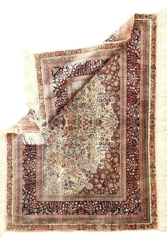 Handgeknüpfter Orientteppich 190 × 130 cm