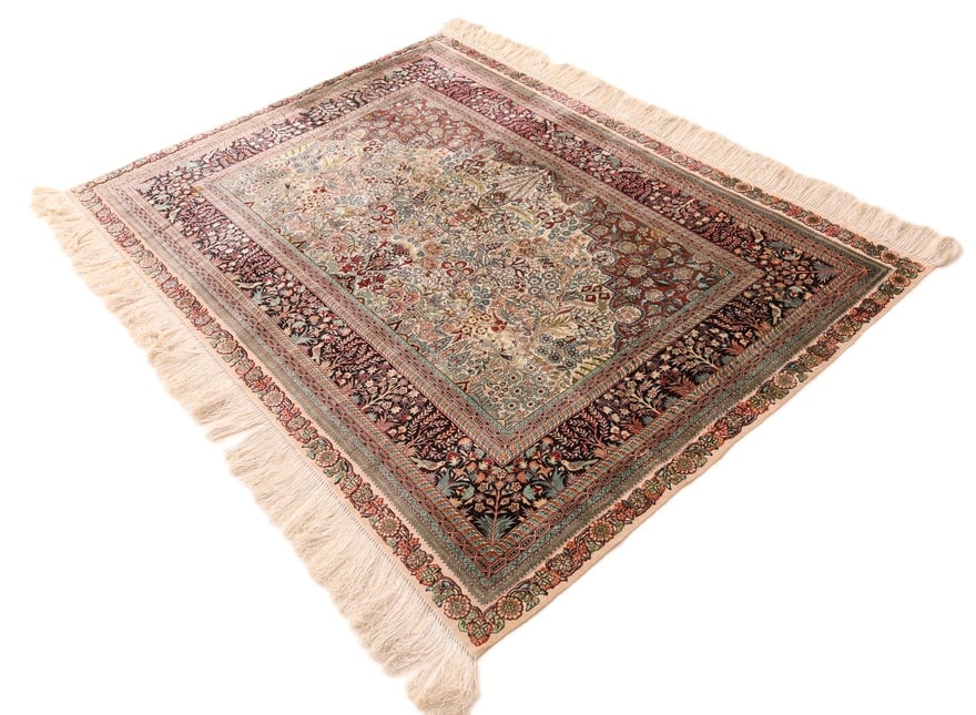 Handgeknüpfter Orientteppich 190 × 130 cm