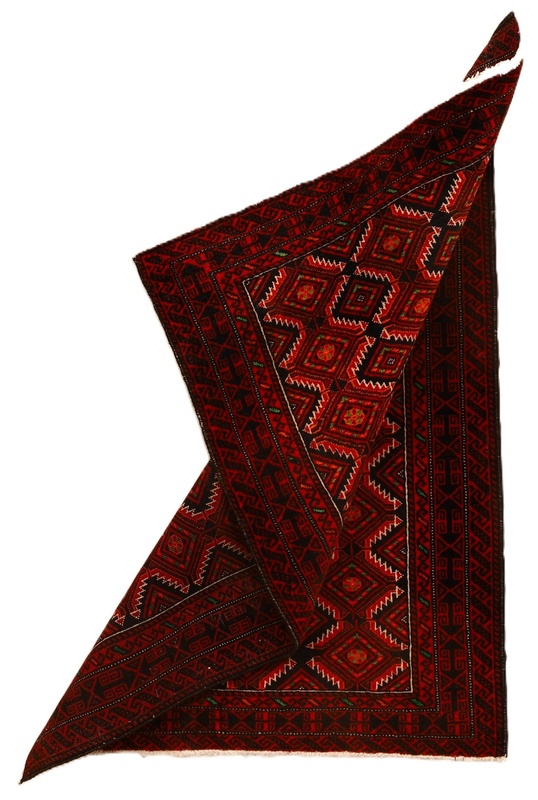 Baluch Perserteppich 105 × 70 cm aus Wolle, handgeknüpft