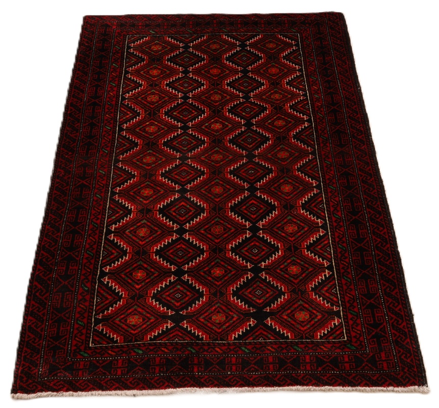 Baluch Perserteppich 105 × 70 cm aus Wolle, handgeknüpft