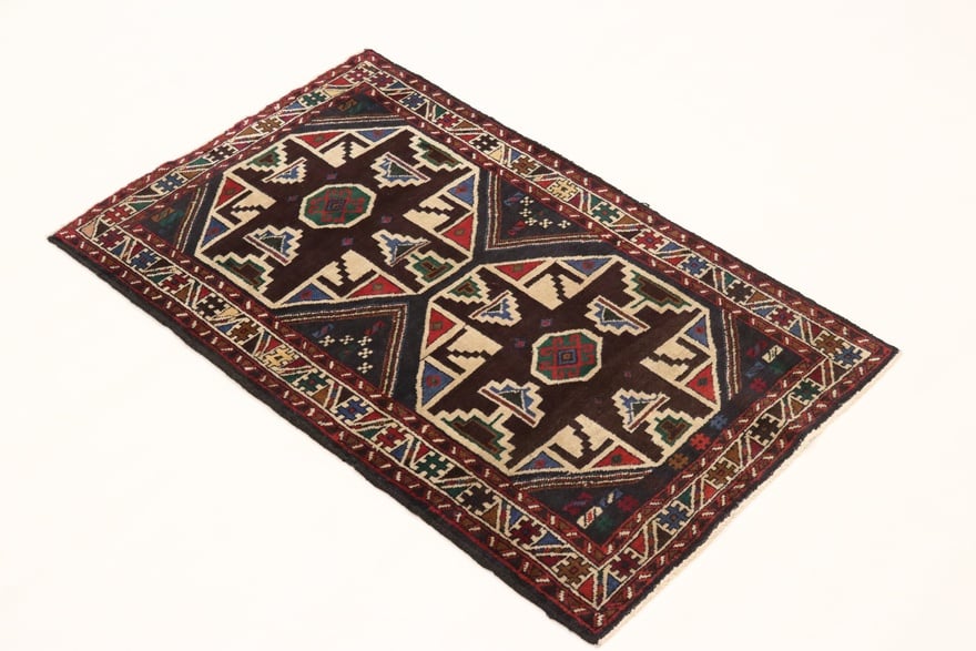 Baluch Perserteppich aus Iran, 125 × 80 cm