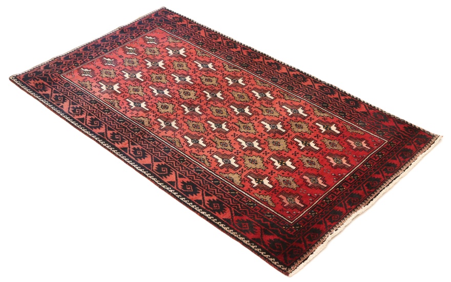 Baluch Perserteppich 200 × 108 cm aus Wolle, handgeknüpft