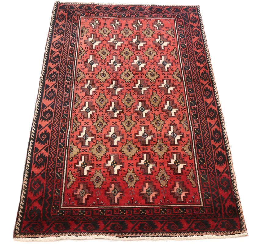 Baluch Perserteppich 200 × 108 cm aus Wolle, handgeknüpft