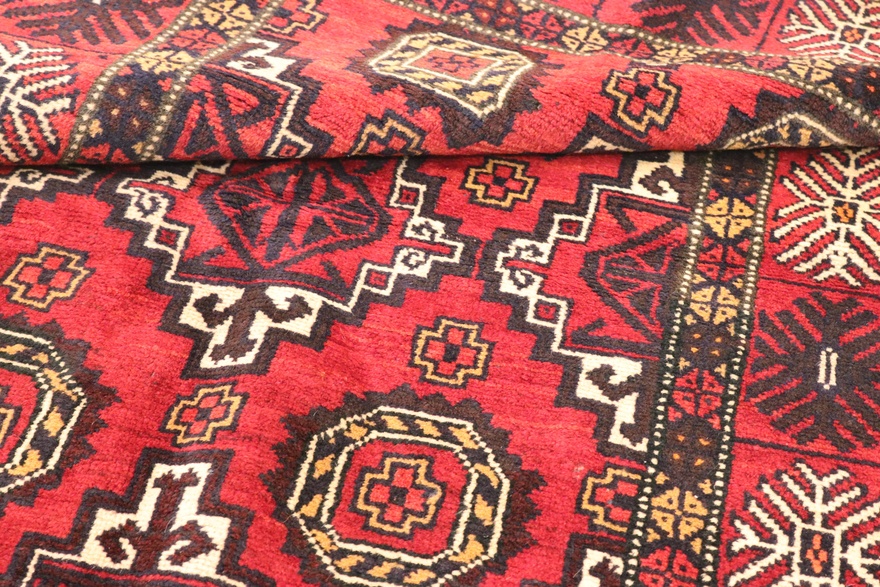 Baluch Perserteppich aus Iran, 185 × 100 cm