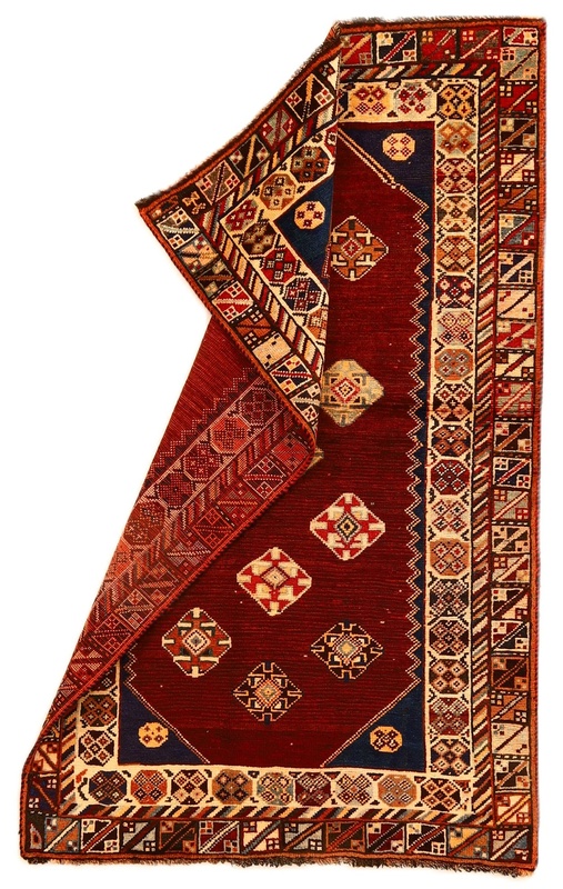 Handgeknüpfter Qashqai Perserteppich 200 × 122 cm