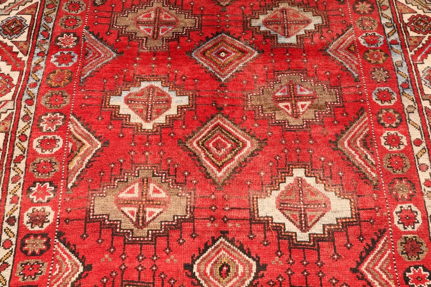 Handgeknüpfter Perserteppich 298 × 140 cm