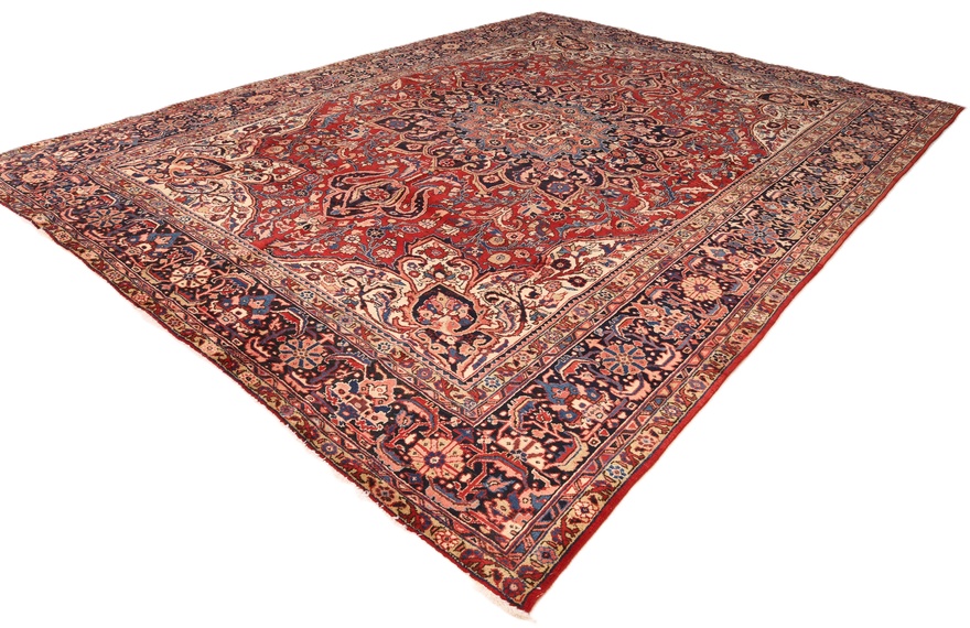Heriz Perserteppich aus Iran, 418 × 313 cm