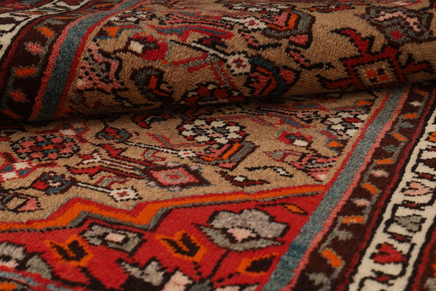 Handgeknüpfter Hamadan Perserteppich 95 × 63 cm
