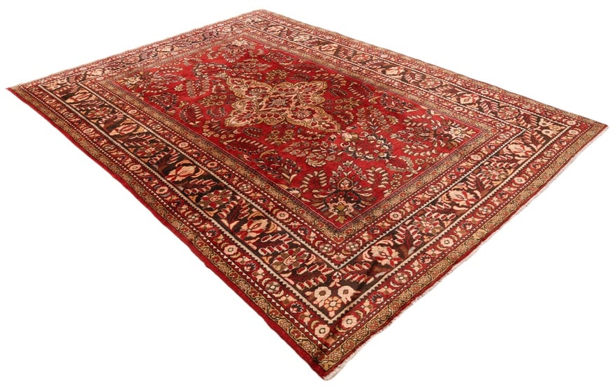 perserteppich-334-x-228-cm-wolle-handgeknupft-rot-orange-1 Handgeknüpfter Lilian Perserteppich 334 × 228 cm
