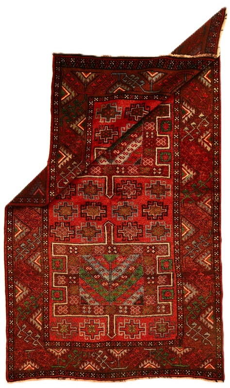 Handgeknüpfter Perserteppich, 250 × 144 cm, Wolle