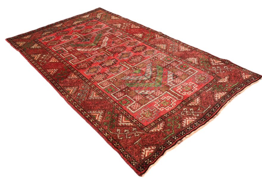 Handgeknüpfter Perserteppich, 250 × 144 cm, Wolle