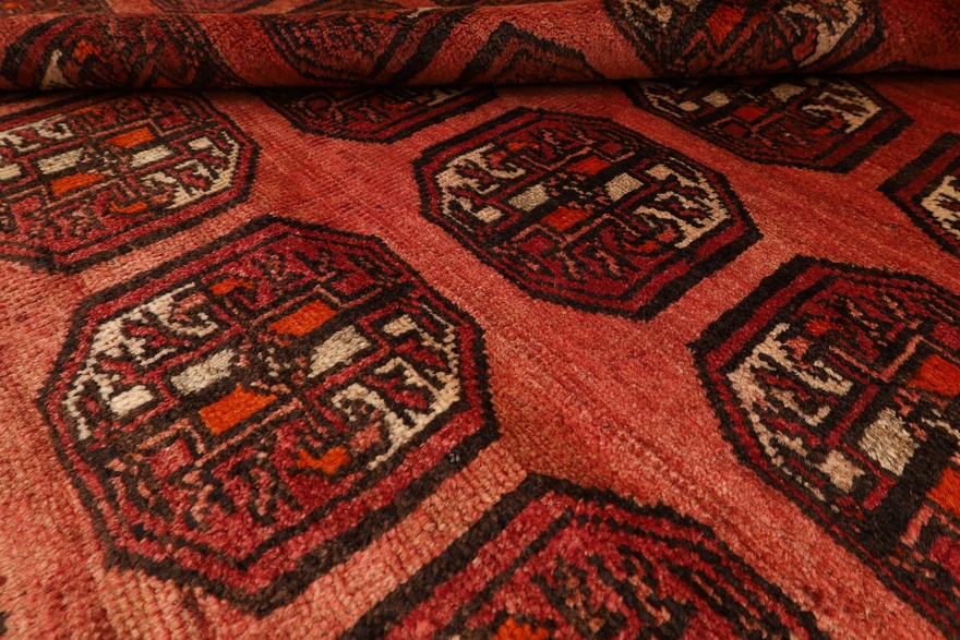 Perserteppich 254 × 139 cm aus Wolle, handgeknüpft